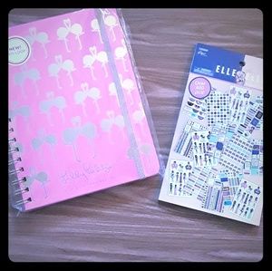 Lilly Pulitzer Planner with Bonus Sticker Book!